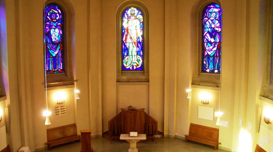 Intérieur du temple avant transformation